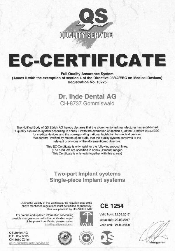 EC Zertifikat